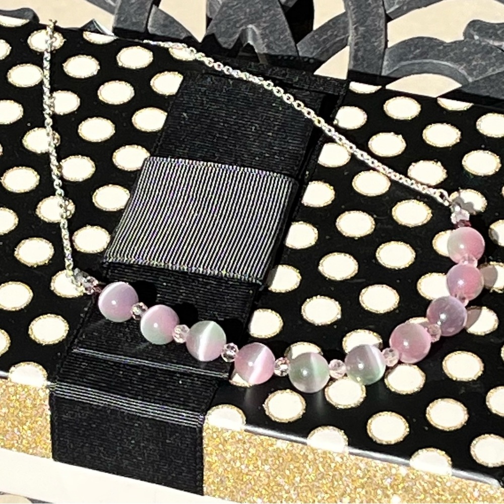Cats Eye beaded Necklace